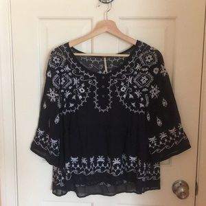 Free People peasant blouse.